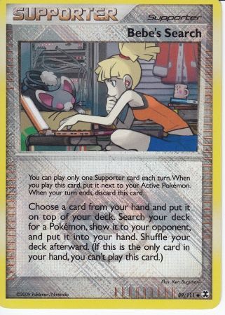 Bebe's Search (89/111) (League Promo) [Platinum: Rising Rivals] | L.A. Mood Comics and Games