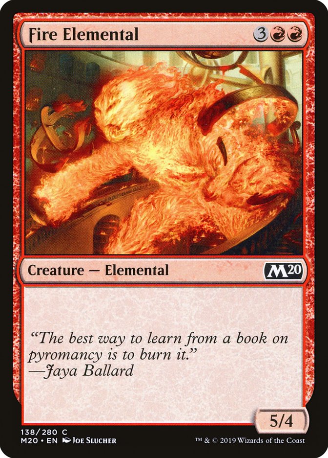 Fire Elemental [Core Set 2020] | L.A. Mood Comics and Games