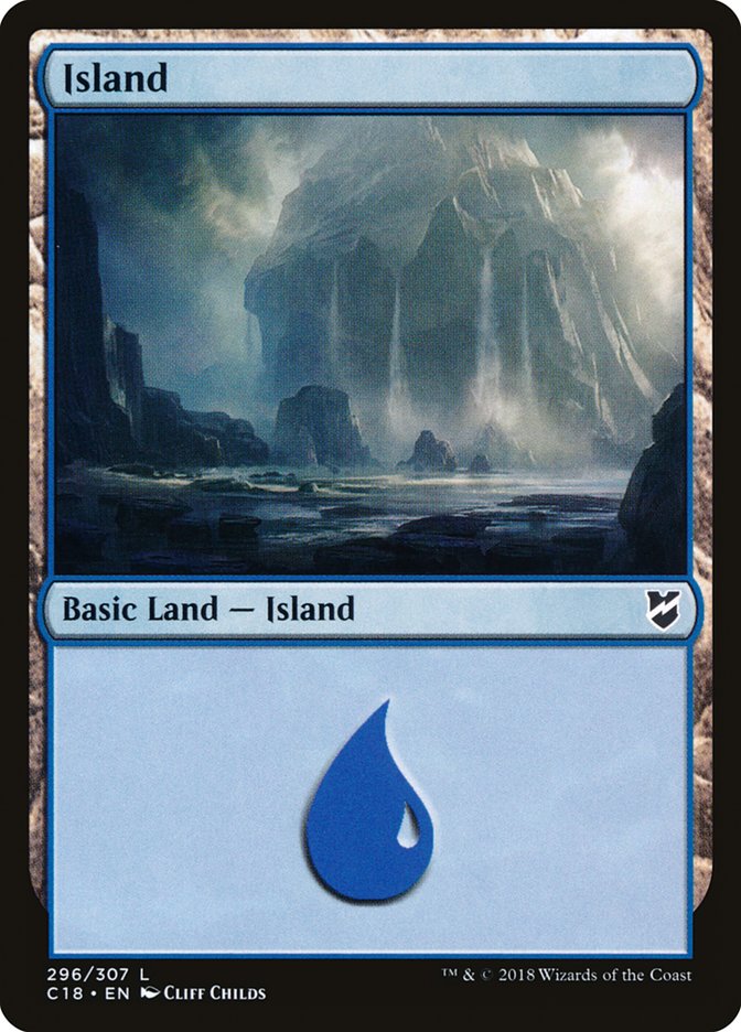 Island (296) [Commander 2018] | L.A. Mood Comics and Games