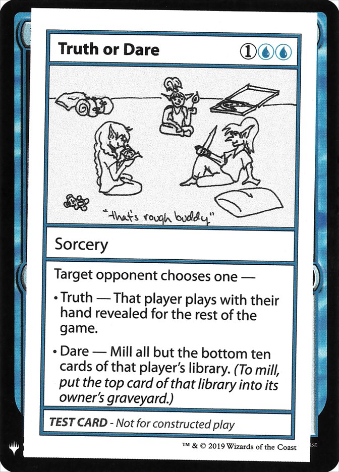 Truth or Dare [Mystery Booster Playtest Cards] | L.A. Mood Comics and Games