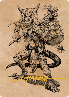 Taunting Kobold Art Card (Gold-Stamped Signature) [Commander Legends: Battle for Baldur's Gate Art Series] | L.A. Mood Comics and Games