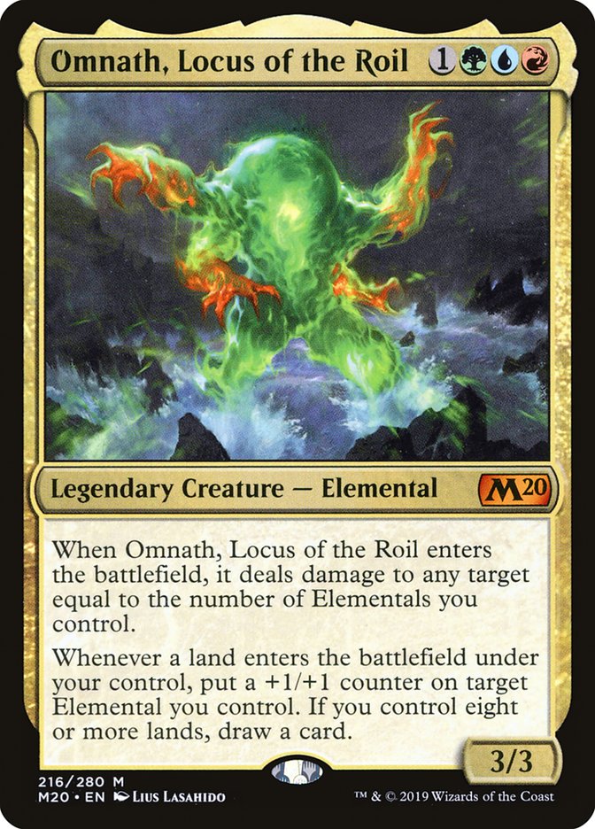 Omnath, Locus of the Roil [Core Set 2020] | L.A. Mood Comics and Games