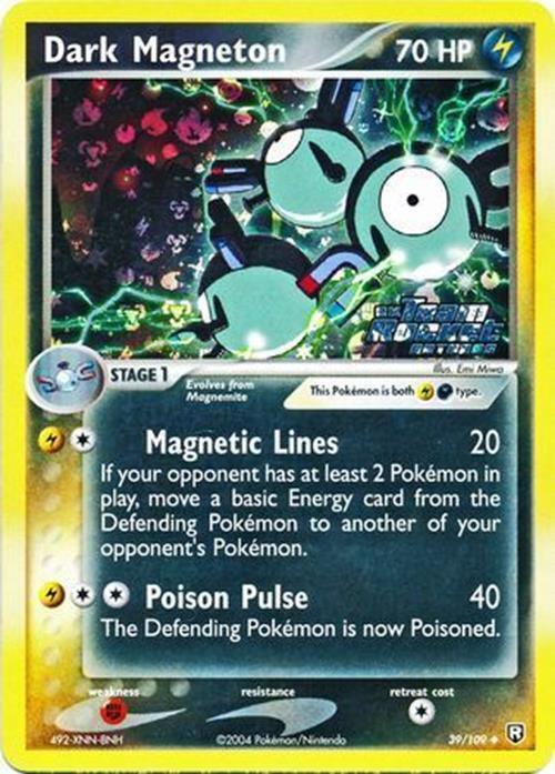 Dark Magneton (39/109) (Stamped) [EX: Team Rocket Returns] | L.A. Mood Comics and Games