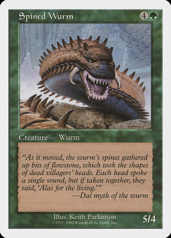 Spined Wurm [Media Promos] | L.A. Mood Comics and Games