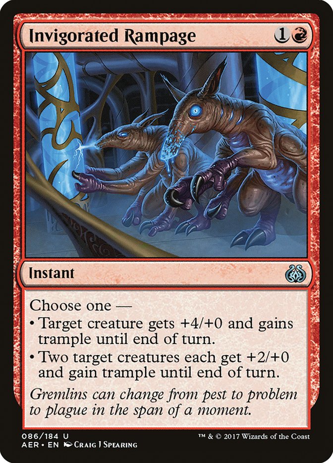 Invigorated Rampage [Aether Revolt] | L.A. Mood Comics and Games