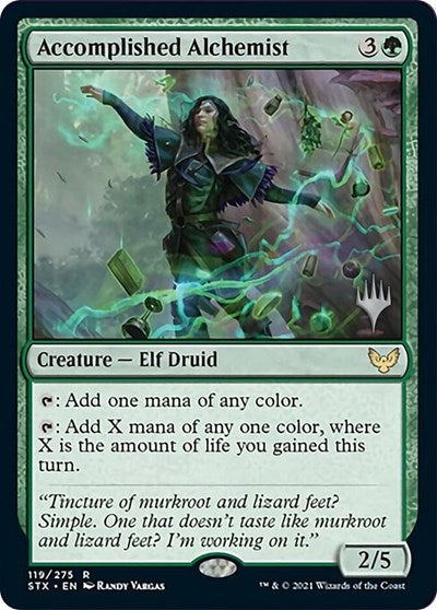 Accomplished Alchemist (Promo Pack) [Strixhaven: School of Mages Promos] | L.A. Mood Comics and Games