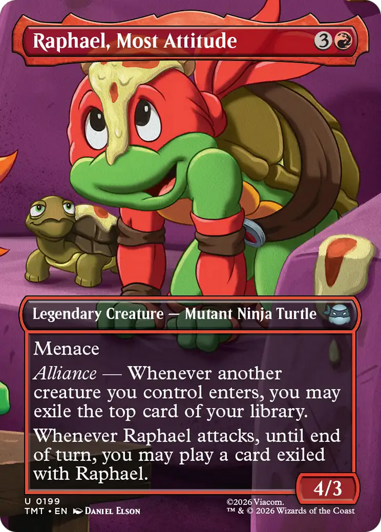 Raphael, Most Attitude (Borderless) [Teenage Mutant Ninja Turtles] | L.A. Mood Comics and Games