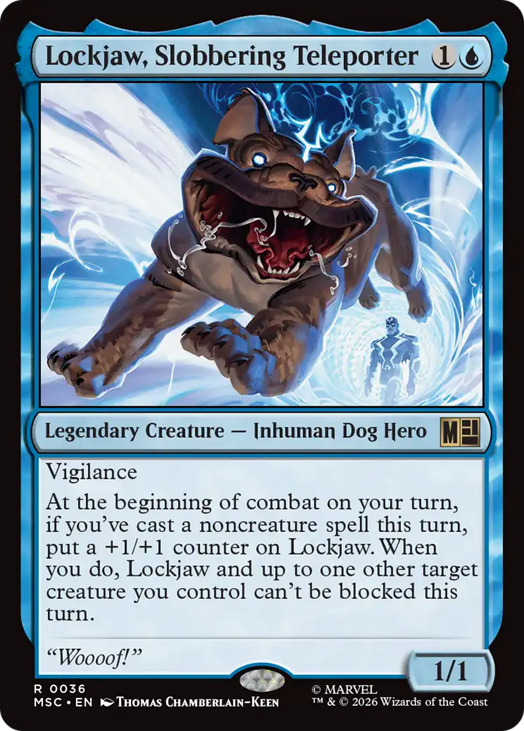 Lockjaw, Slobbering Teleporter (Surge Foil) [Marvel Super Heroes Commander] | L.A. Mood Comics and Games