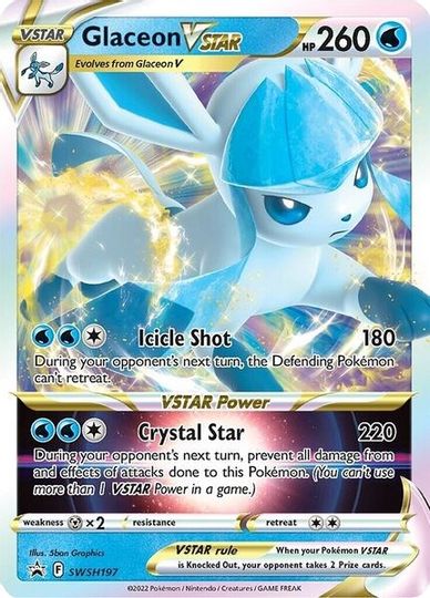 Glaceon VSTAR (SWSH197) [Sword & Shield: Black Star Promos] | L.A. Mood Comics and Games