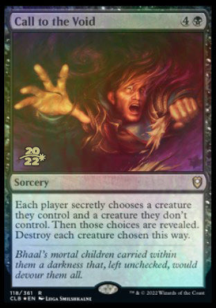 Call to the Void [Commander Legends: Battle for Baldur's Gate Prerelease Promos] | L.A. Mood Comics and Games