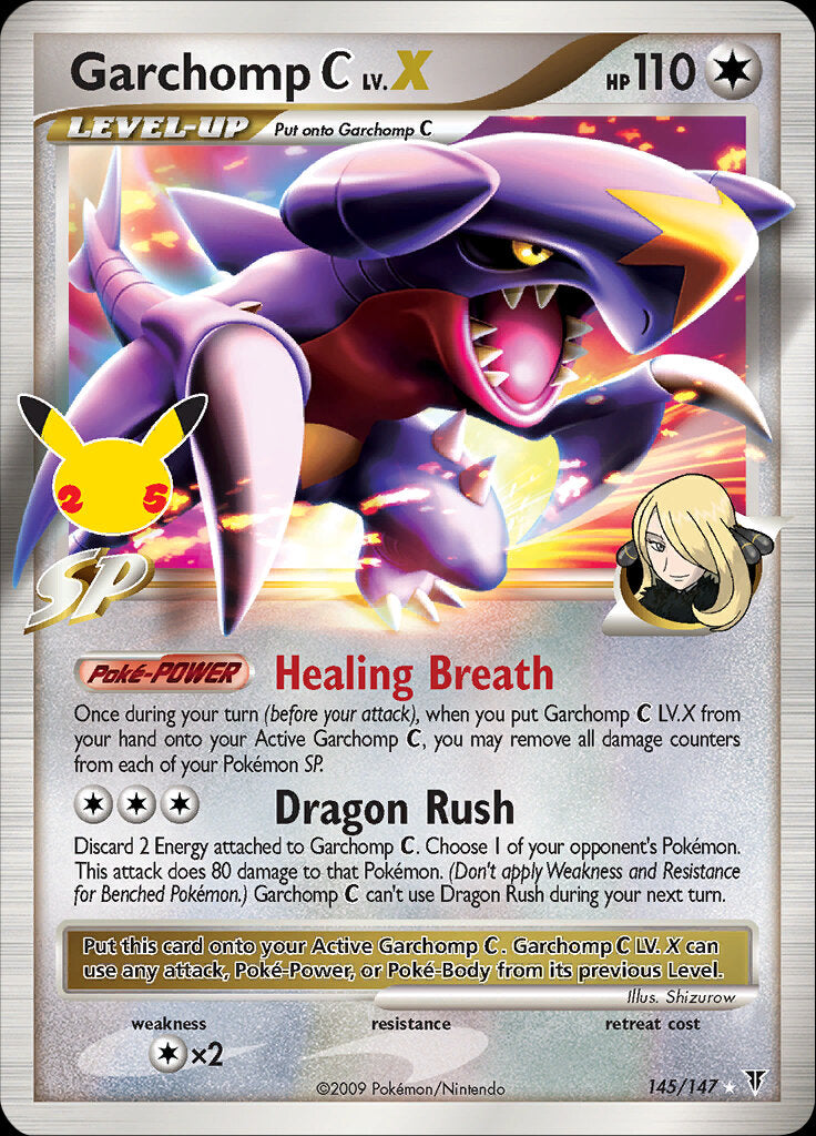 Garchomp C LV.X (145/147) [Celebrations: 25th Anniversary - Classic Collection] | L.A. Mood Comics and Games