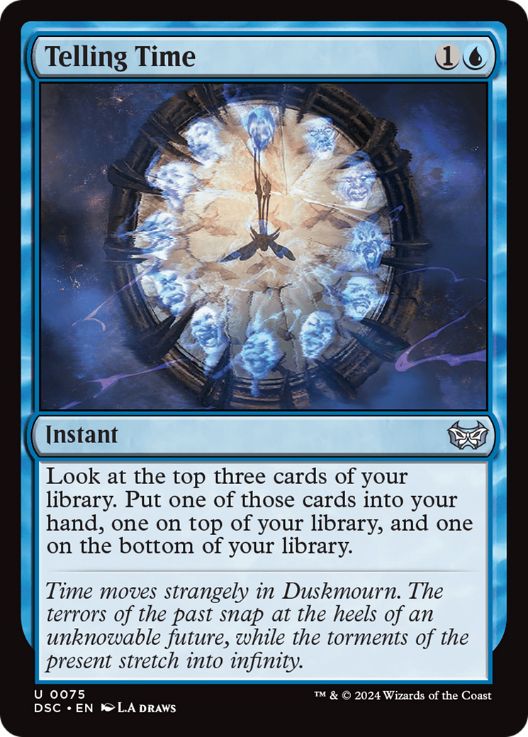 Telling Time [Duskmourn: House of Horror Commander] | L.A. Mood Comics and Games