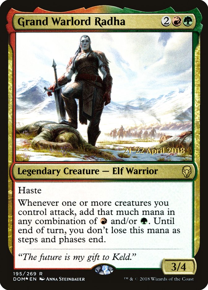 Grand Warlord Radha [Dominaria Prerelease Promos] | L.A. Mood Comics and Games