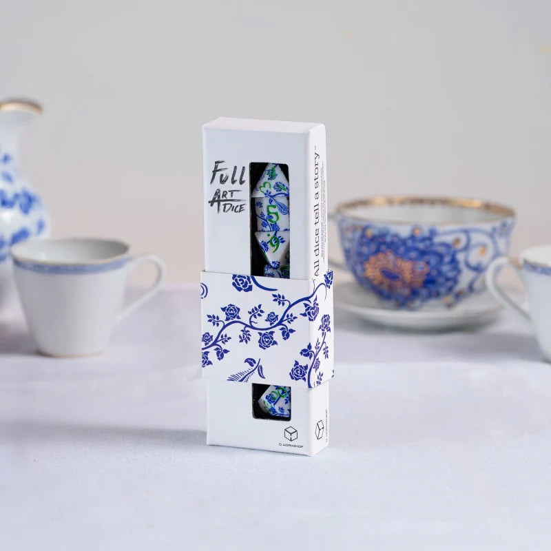 Full Art Dice: Porcelain | L.A. Mood Comics and Games