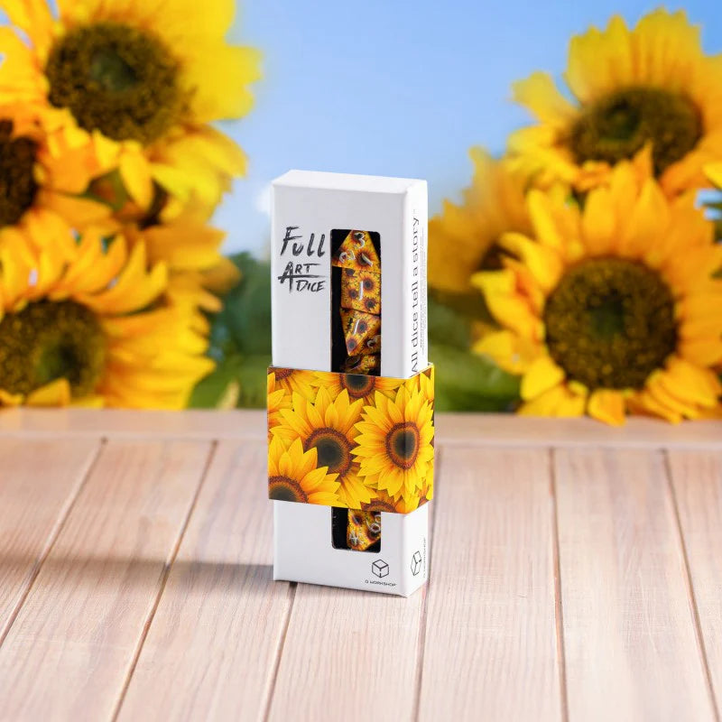 Full Art Dice: Sunflower | L.A. Mood Comics and Games