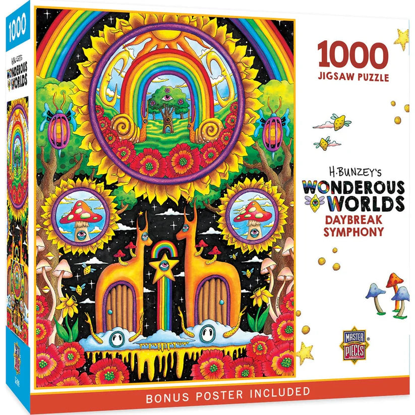 Wonderous Worlds - Daybreak Symphony 1000 Piece Jigsaw Puzzle | L.A. Mood Comics and Games