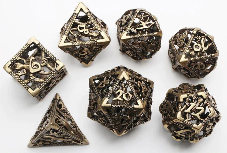 DIE OF NEWT - COPPER DICE SET | L.A. Mood Comics and Games