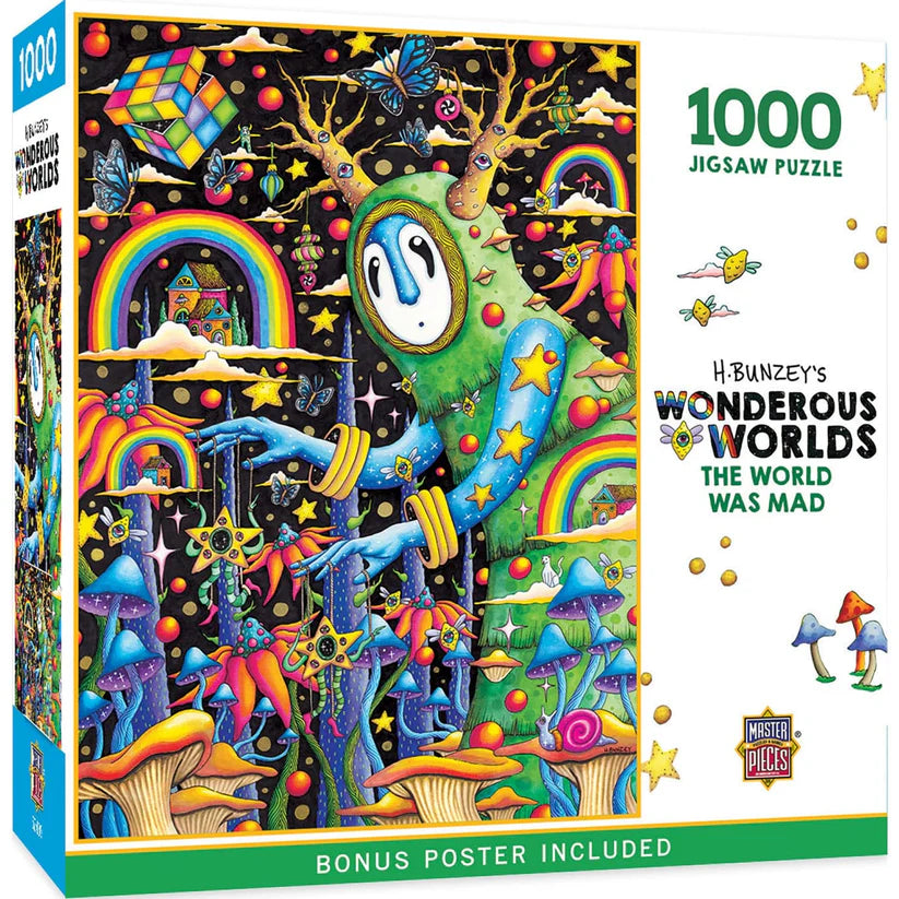 Puzzle 1000pc - The World Was Mad | L.A. Mood Comics and Games