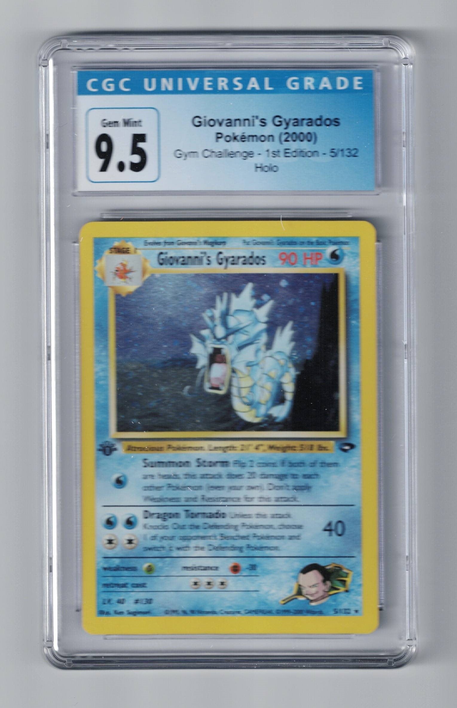 Giovanni's Gyarados 5/132 1st Edition CGC 9.5 | L.A. Mood Comics and Games