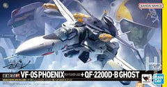 Bandai HI-METAL R VF-0A Pheonix (Shin Kudo Use) + QF-2200D-B Ghost "Macross Zero" | L.A. Mood Comics and Games