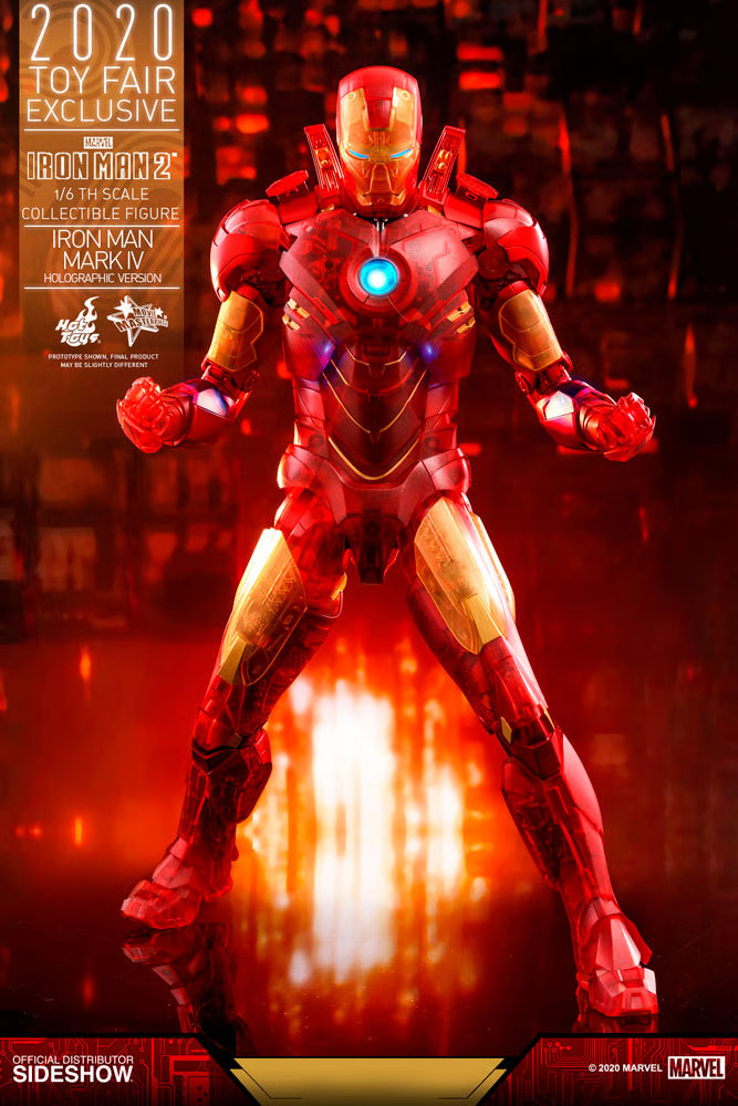Iron Man Mark IV (Holographic Version) Sixth Scale Figure Hot Toys | L.A. Mood Comics and Games