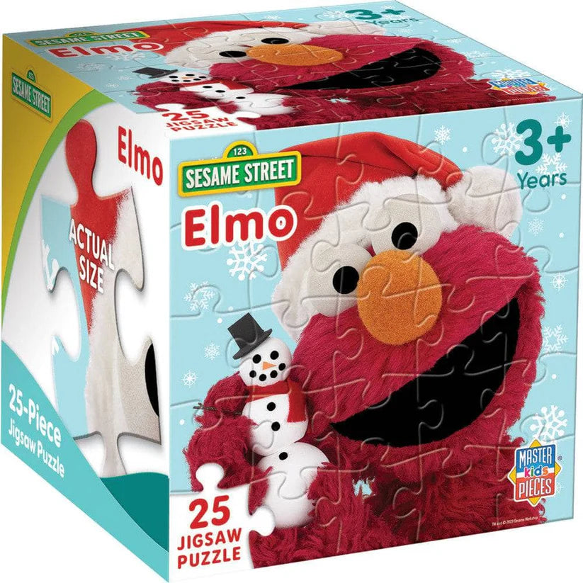 Sesame Street Holiday - Elmo 25 Piece Jigsaw Puzzle | L.A. Mood Comics and Games