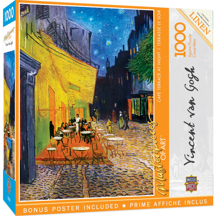 Puzzle 1000pc Cafe Terrace At night | L.A. Mood Comics and Games