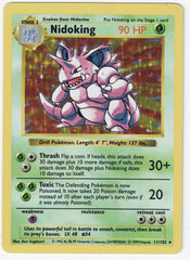 Nidoking (11/102) [Base Set Shadowless Unlimited] Scanned | L.A. Mood Comics and Games