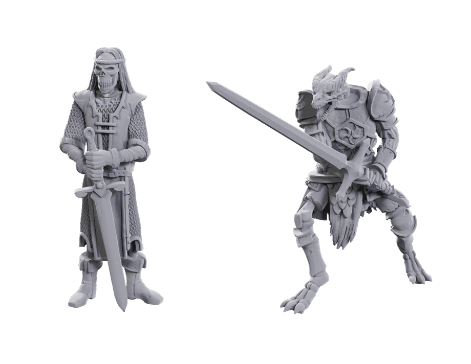 D&D Nolzur's Marvelous Miniatures: Skeleton Knights | L.A. Mood Comics and Games