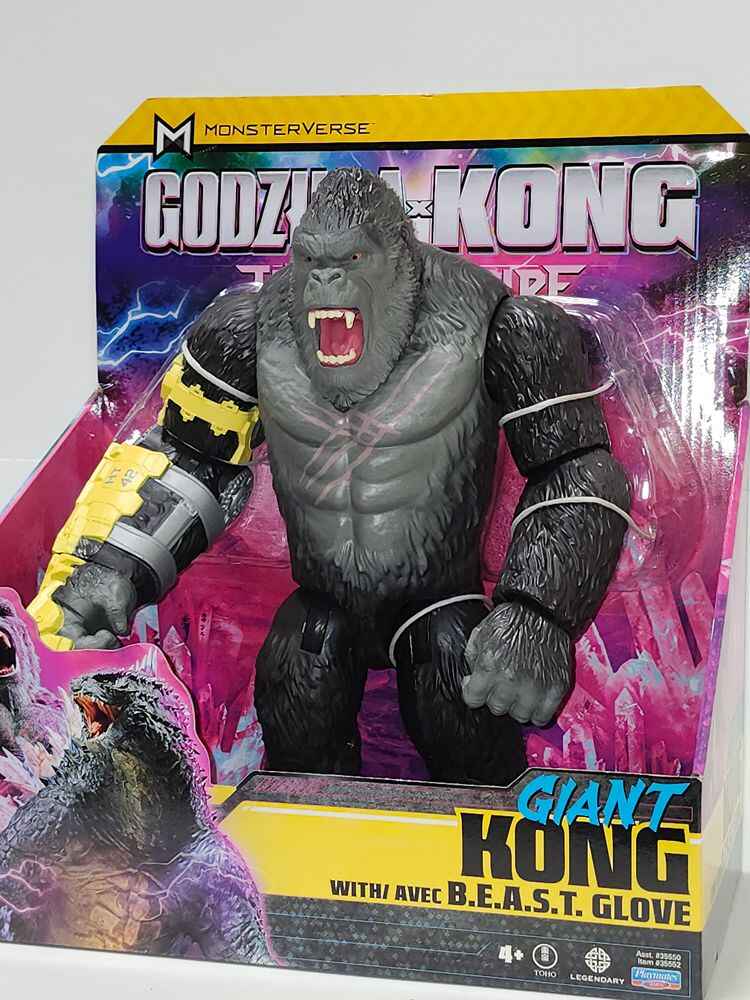 Godzilla X Kong 2 The New Empire Movie Kong W/ B.E.A.S.T Glove Giant 11 Inch Action Figure | L.A. Mood Comics and Games