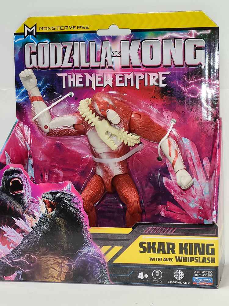 Godzilla X Kong 2 The New Empire Movie Skar King (w/ Bone Whiplash Weapon) 6 Inch Action Figure | L.A. Mood Comics and Games