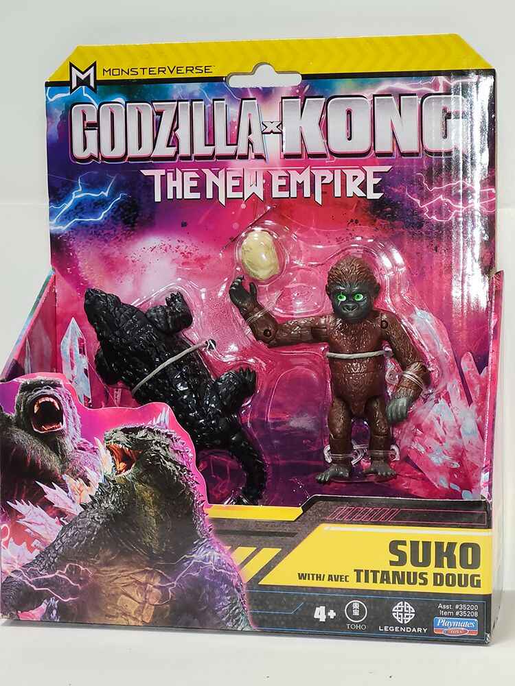 Godzilla X Kong 2 The New Empire Movie Suko With Titanus Doug 4 Inch Action Figure | L.A. Mood Comics and Games