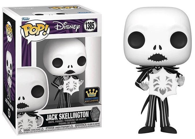 Pop! Disney The Nightmare Before Christmas 30th Anniversary Deluxe- Jack Skellington (with Snowflake) #1385 (Specialty Series) | L.A. Mood Comics and Games