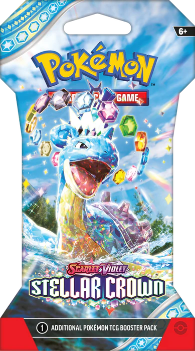 POKEMON STELLAR CROWN SLEEVED BOOSTER PACK | L.A. Mood Comics and Games