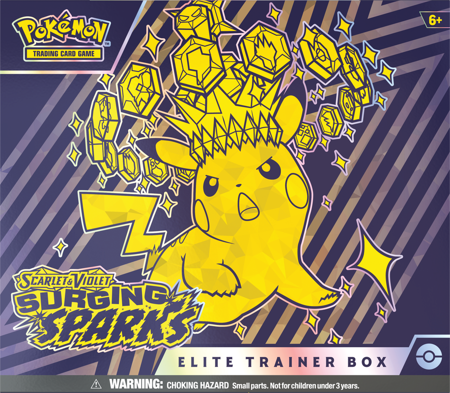 POKEMON SV8 SURGING SPARKS ELITE TRAINER | L.A. Mood Comics and Games