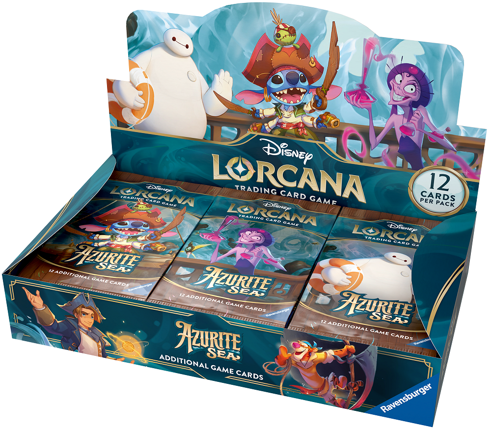 DISNEY LORCANA AZURITE SEA BOOSTER PACK | L.A. Mood Comics and Games