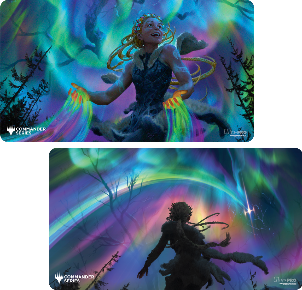 UP PLAYMAT MTG COMMANDER SERIES THREE COLOR SHARD KORVOLD STITCHED (Copy) | L.A. Mood Comics and Games