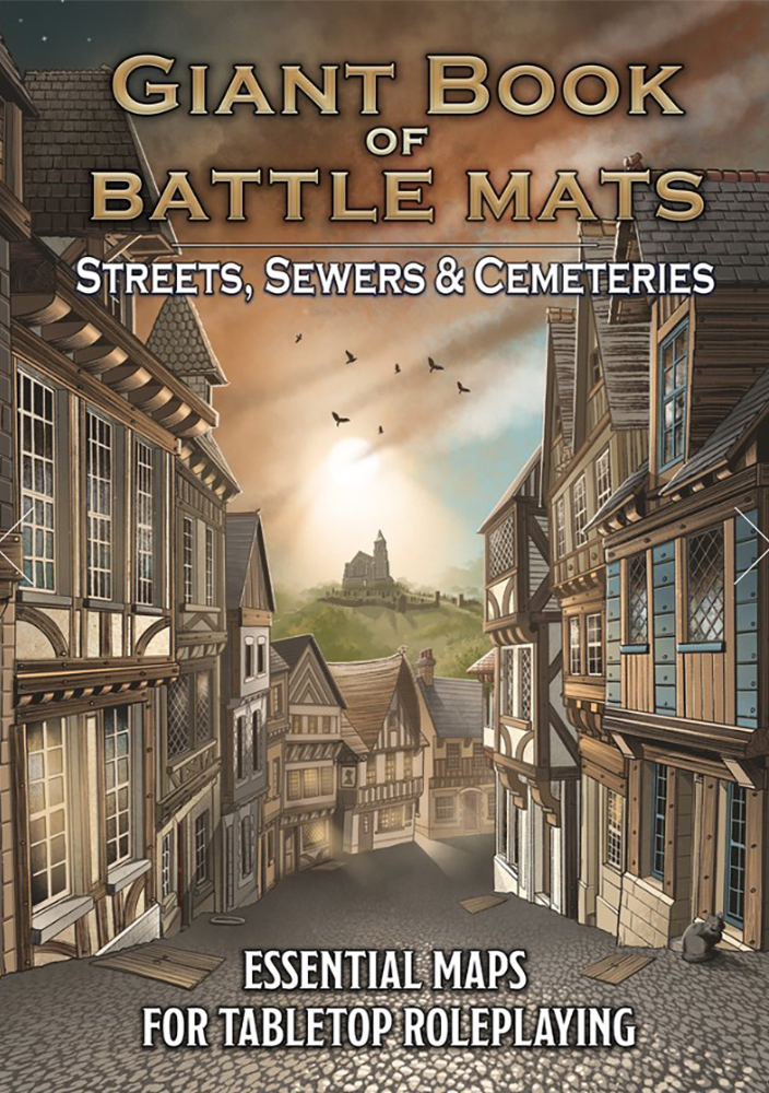 GIANT BOOK OF BATTLE MATS - STREETS, SEWERS & CEMETERIES | L.A. Mood Comics and Games
