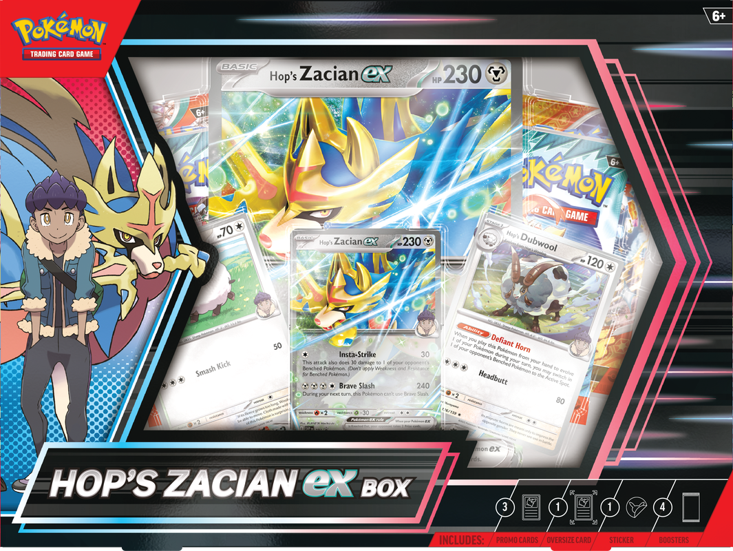 POKEMON HOP’S ZACIAN EX BOX | L.A. Mood Comics and Games