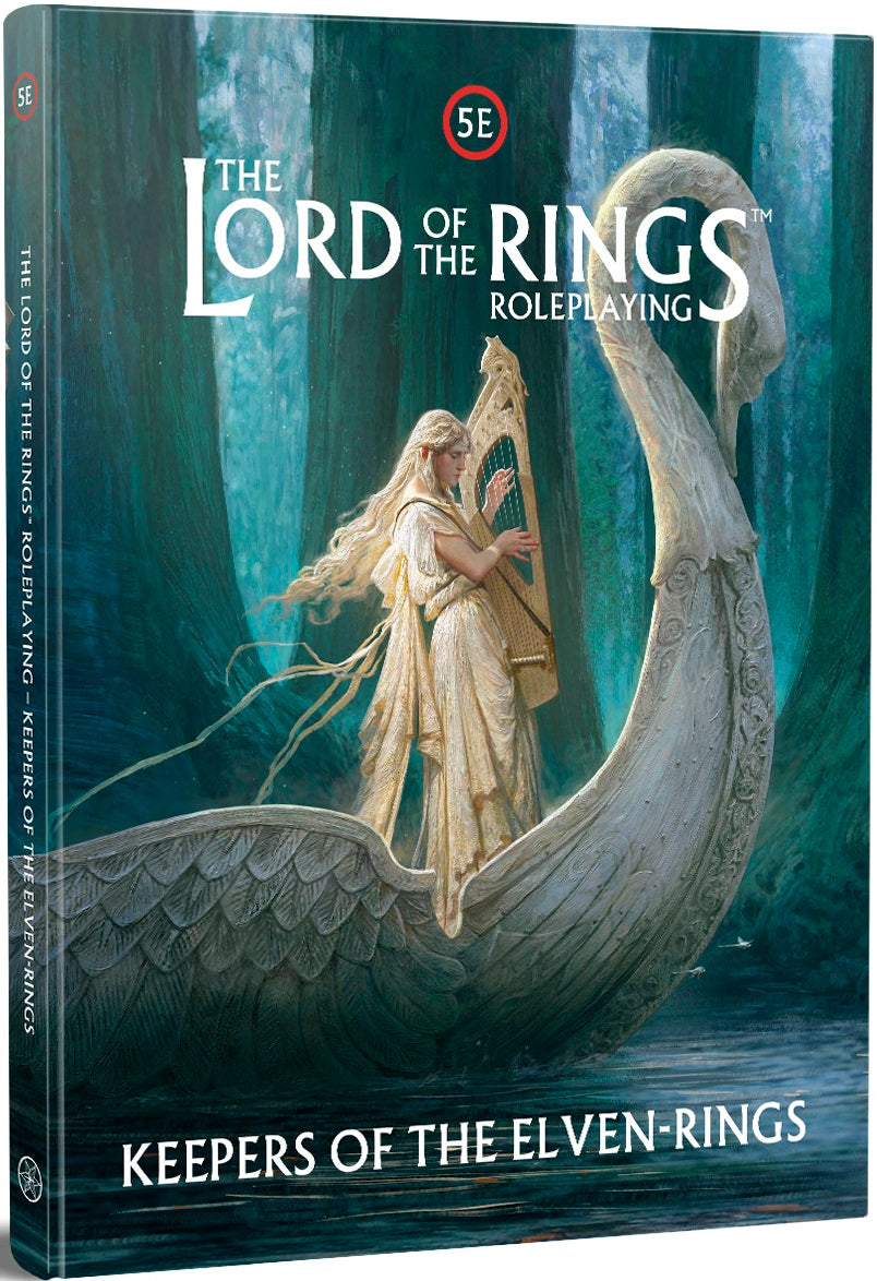 THE LORD OF THE RINGS RPG 5E KEEPERS OF THE ELVEN-RINGS HC | L.A. Mood Comics and Games