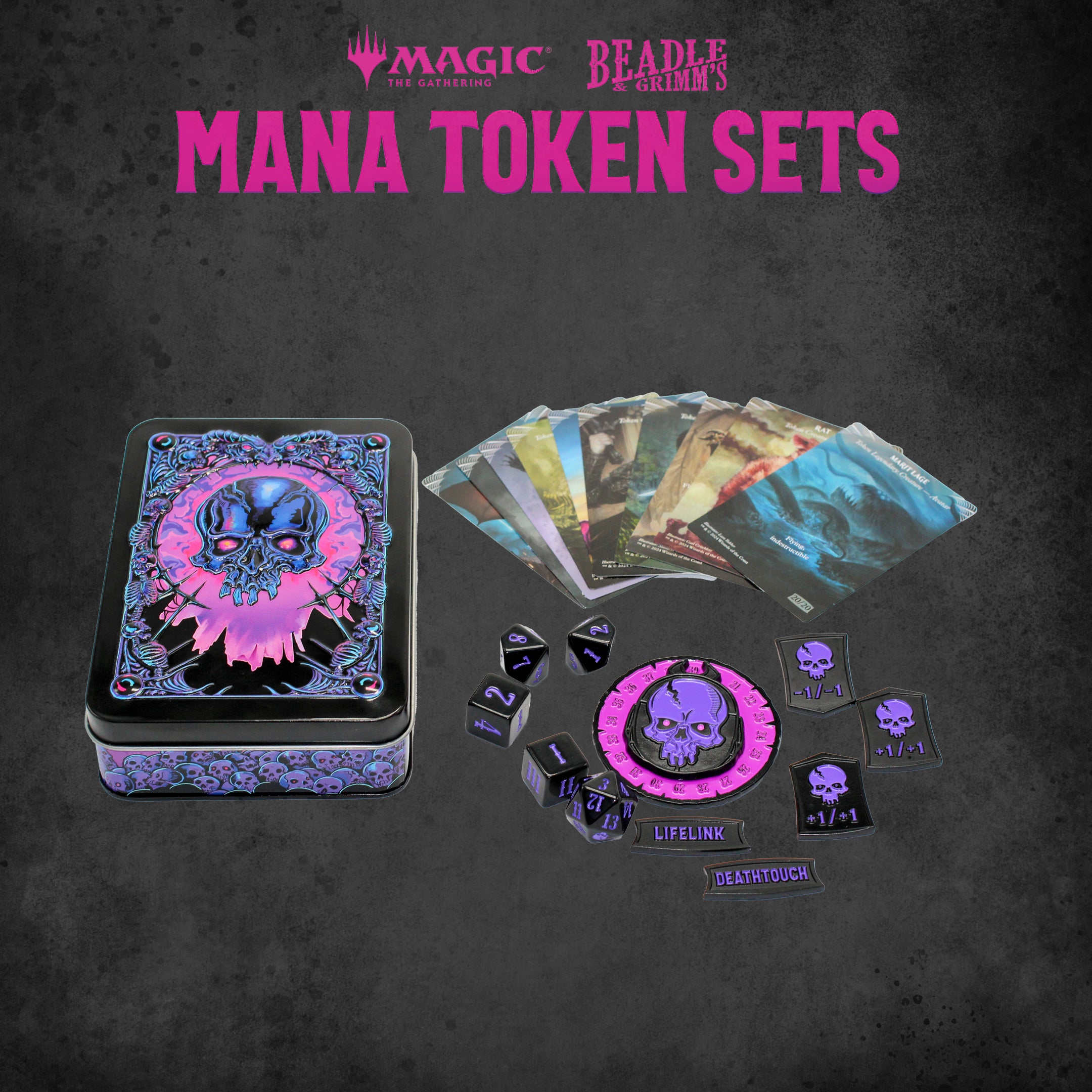 BEADLE & GRIMM'S MTG MANA TOKEN SET BLACK | L.A. Mood Comics and Games