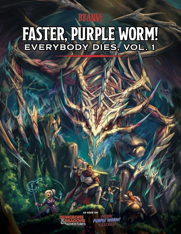 DND ADVENTURES: FASTER, PURPLE WORM! VOL. 1 | L.A. Mood Comics and Games