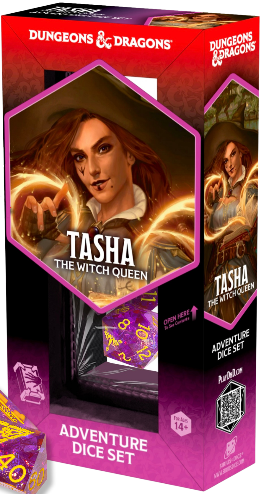DND ADVENTURE DICE TASHA THE WITCH QUEEN SHARP-EDGED | L.A. Mood Comics and Games
