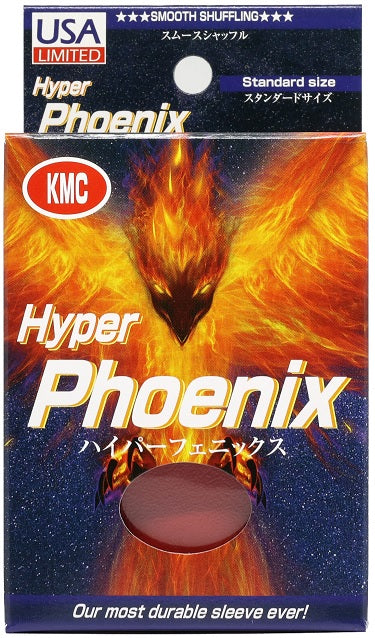 KMC HYPER PHOENIX MATTE RED 100CT | L.A. Mood Comics and Games