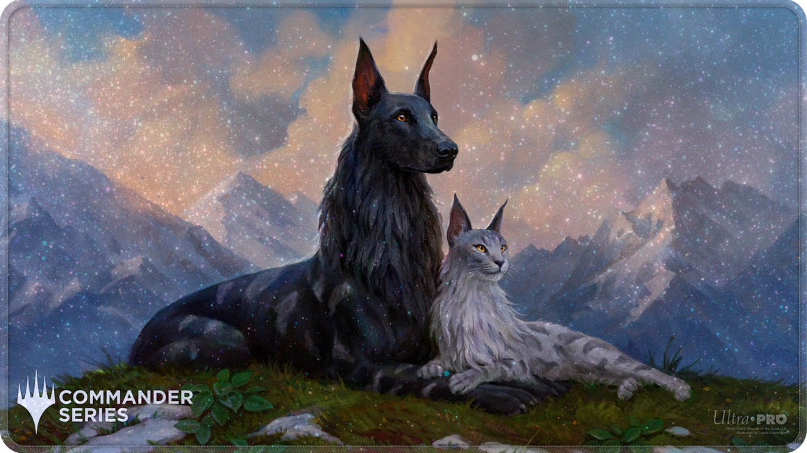 UP PLAYMAT MTG COMMANDER SERIES FAN VOTE 3 RIN AND SERI HOLOFOIL | L.A. Mood Comics and Games