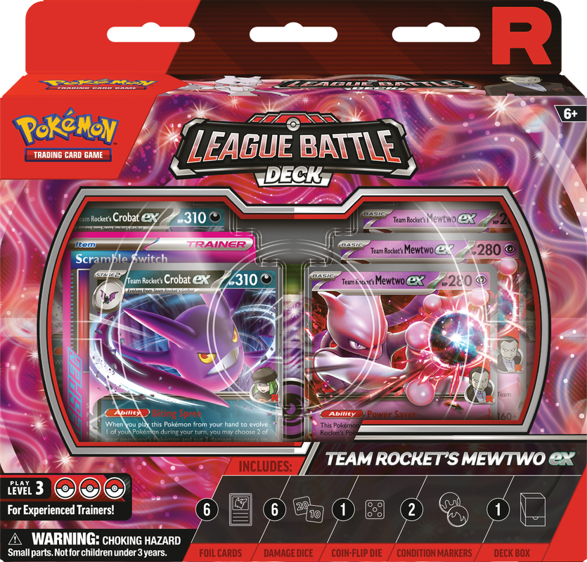 POKEMON LEAGUE BATTLE DECK TEAM ROCKETS MEWTWO EX | L.A. Mood Comics and Games