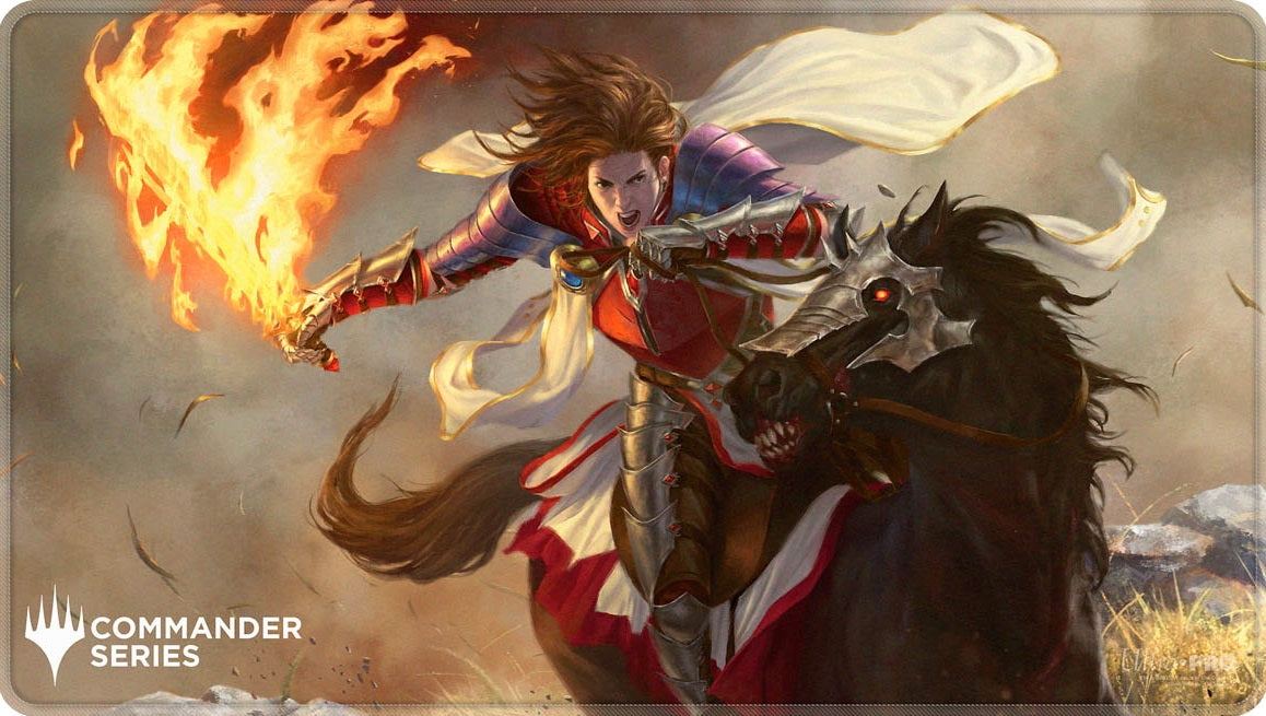 UP PLAYMAT MTG COMMANDER SERIES FAN VOTE 3 SYR GWYN STITCHED | L.A. Mood Comics and Games