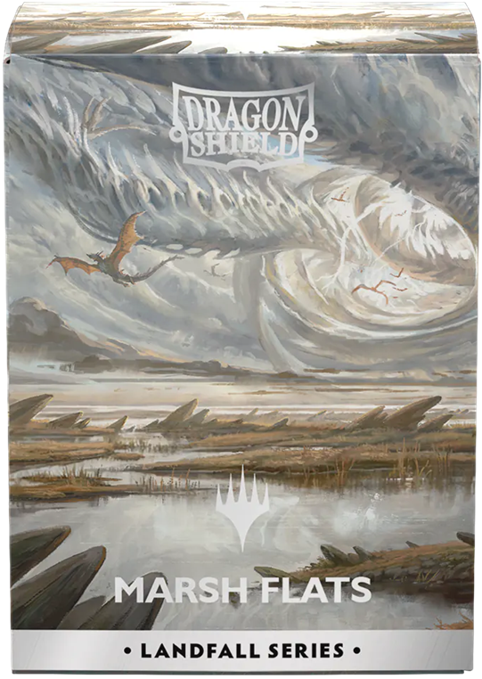DRAGON SHIELD - DUAL MATTE ART - MAGIC THE GATHERING LANDFALL SERIES MARSH FLATS | L.A. Mood Comics and Games