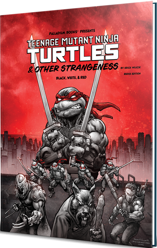 Teenage Mutant Ninja Turtles and Other Strangeness Black, White & Red Ed. | L.A. Mood Comics and Games