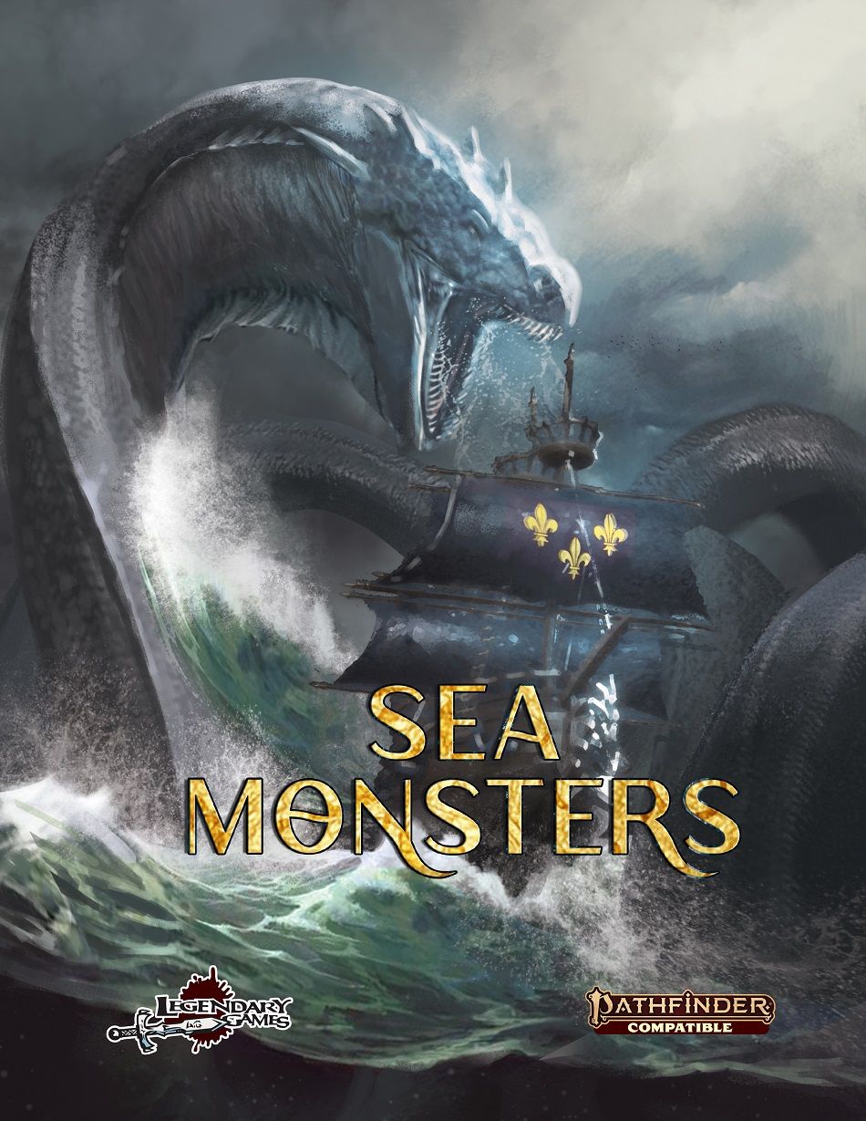 PF2E - Sea Monsters (Softcover) | L.A. Mood Comics and Games